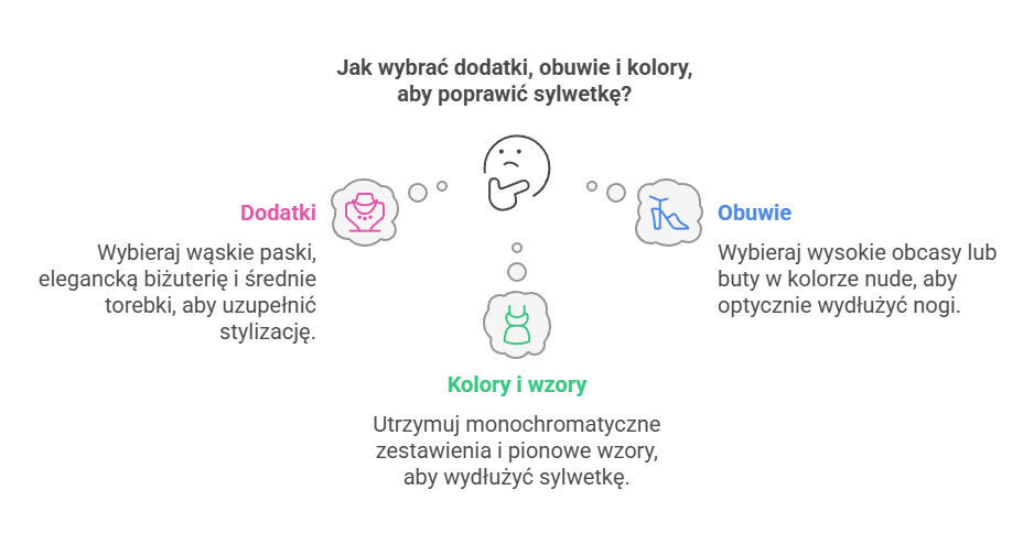 Dodatki i obuwie dla niskiej osoby_ Jak optymalnie dobrać stylizację do spodni_ - infografika