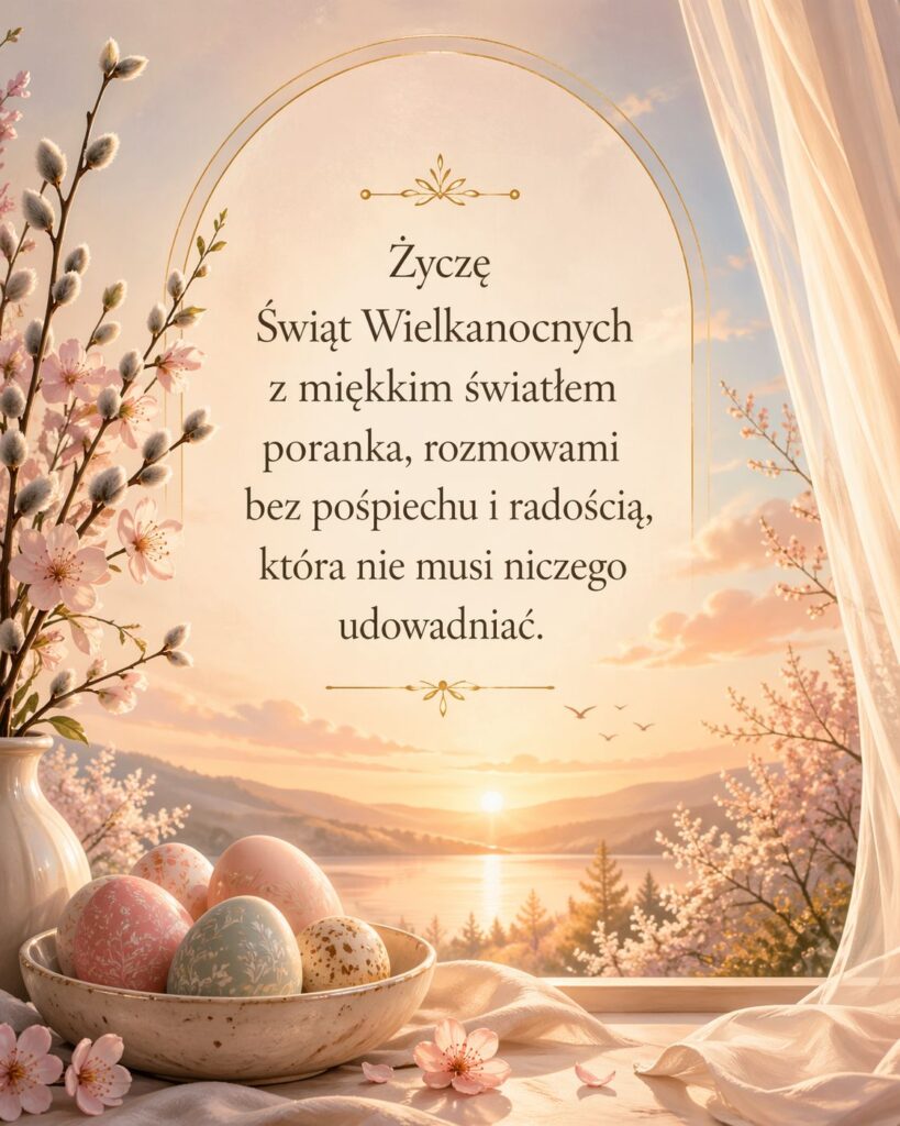 Kartka z oryginalnymi życzeniami wielkanocnymi
