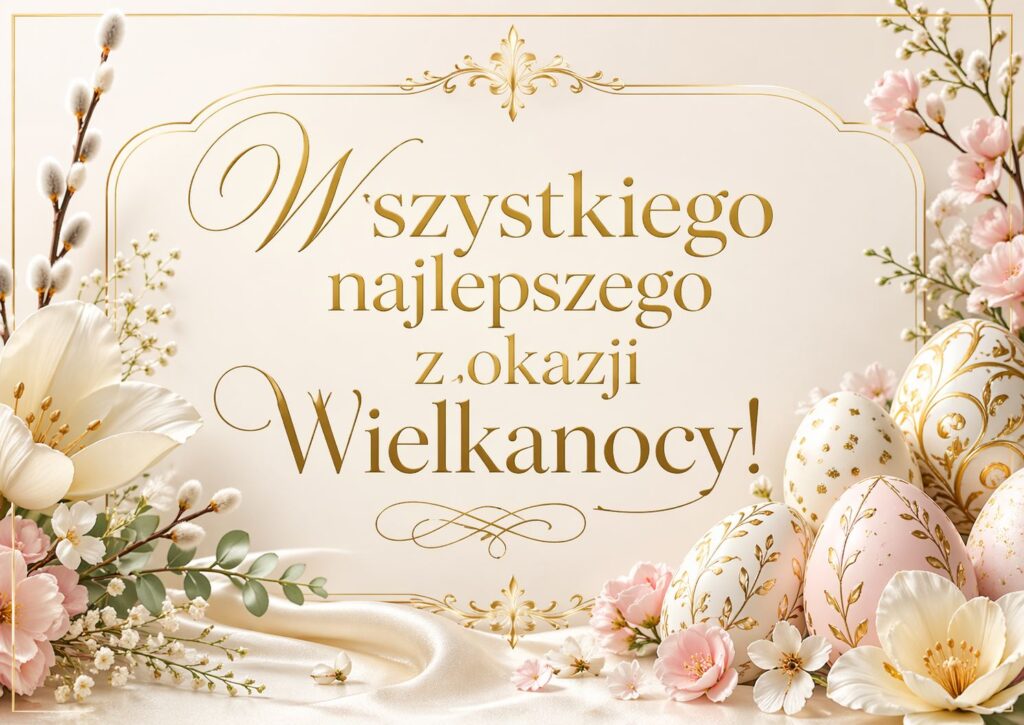 Eleganckie życzenia wielkanocne